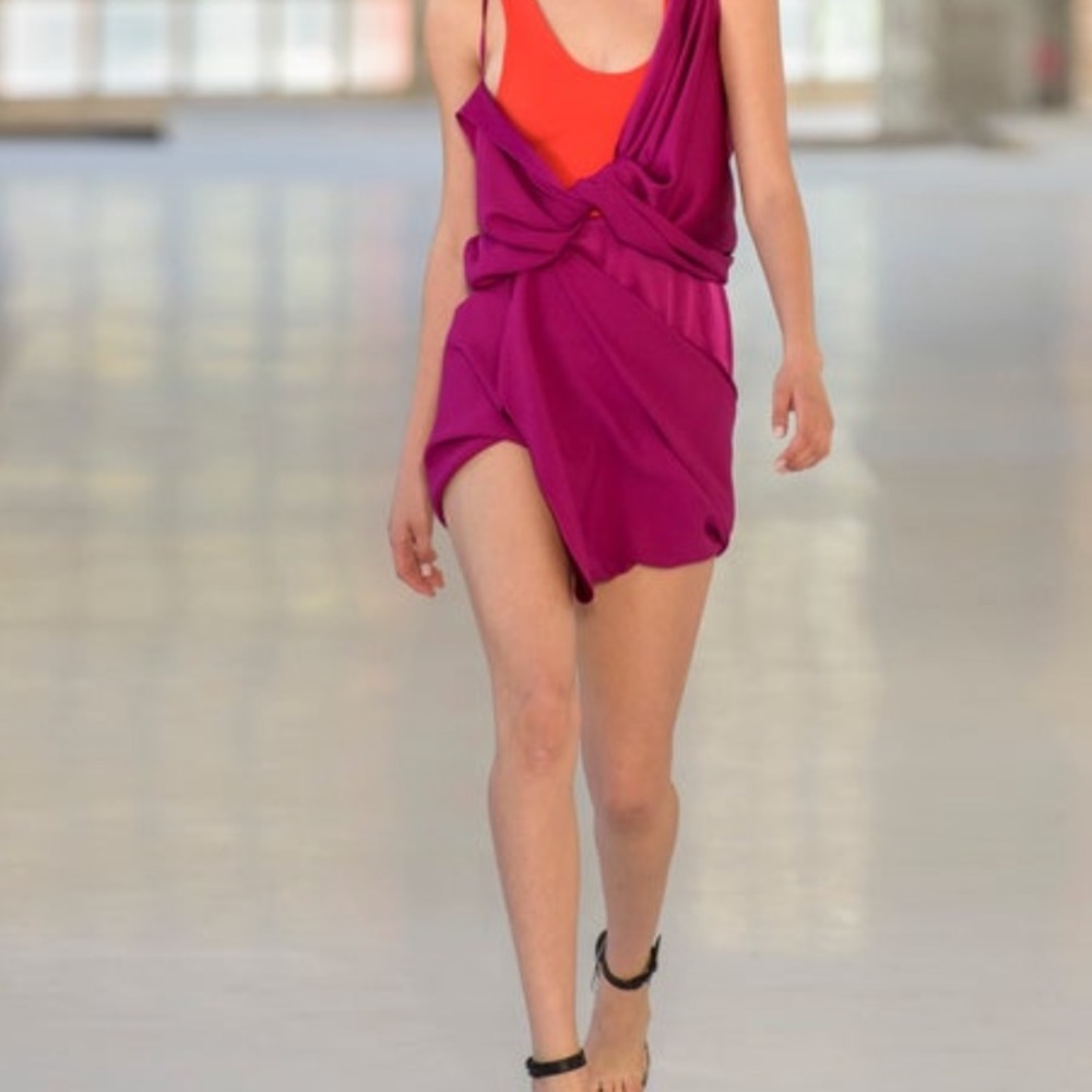 Runway mini dress